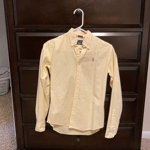 Polo Ralph Lauren slim fit shirt - yellow striped